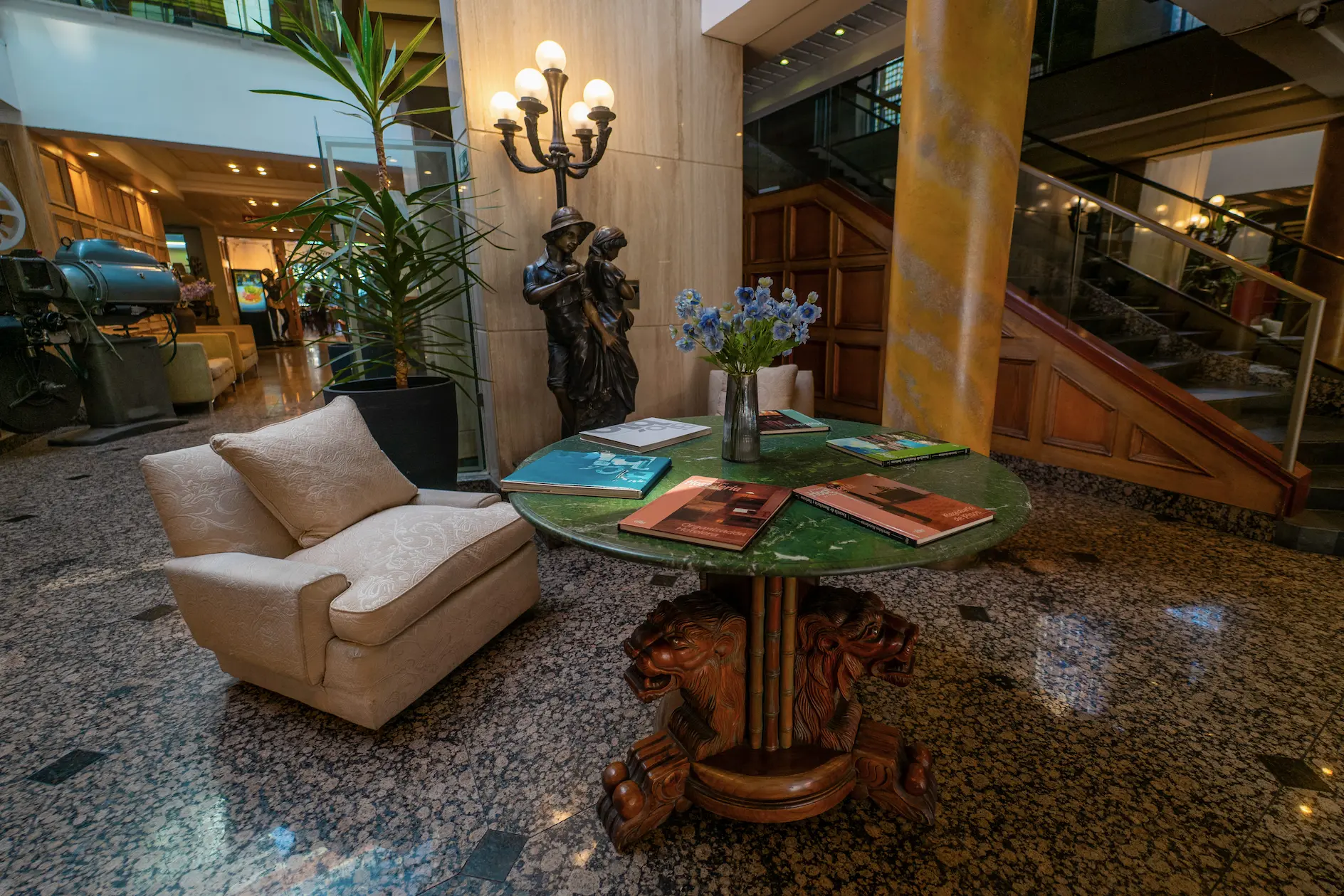 Sala de estar del Hotel El Dorado